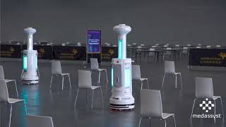 Disinfection Robotics preparing for Asia-world EXPO | Tech now available in UK | www.medassyst.com