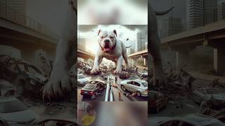 BullDog 🐶 Horrible scene at the road. #shorts #pets #petlover #pet #aidogs #ai #sadstory #viralshort