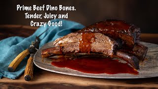 Best Dino Bones - How to Make Beef Ribs (Dino Bones) with Homemade BBQ Sauce