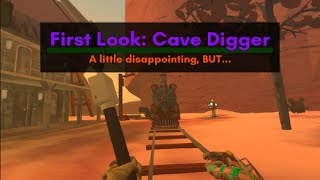 First Look: Cave Digger a VR old west mining adventure