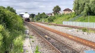 Duchess of Sutherland returning back home passing filton