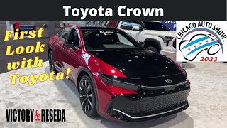 2023 Toyota Crown - First Look with Toyota!