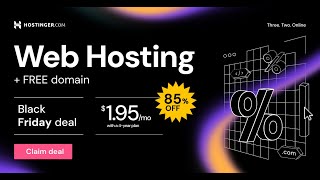 Hostinger International BLACK FRIDAY 2024 Coupon Code 85% OFF