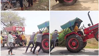 STUNT Going Wrong|| 😒 Mahindra 265 v/s Arjun 605@Tractorspotter @TractorSports @nishu_deshwal