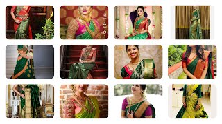 Bridal Sarees | Green Bridal Sarees Collections | Latest Wedding Bridal Saree Collections