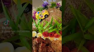 Tumpeng tema anak #tumpeng #tumpengulangtahun #tumpenghias #anak #mamujutengah #sulbar