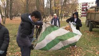 В Нижнекамске школьников выводят на субботники