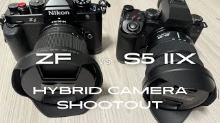 Nikon Zf vs. Panasonic Lumix S5 IIX - Best Hybrid Camera Shootout!!!