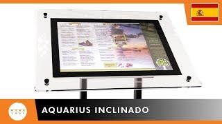 Expositor Retroiluminado para Menús Aquarius Inclinado