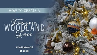 Get the look - how we created our Frozen  Woodland Christmas Tree - Haskins How to