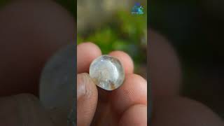 Unveiling History: Ancient White Sapphire Mukkaru Bead 💎🌍