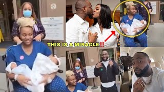 Massive Celebration As Davido & Chioma step out with their Newborn Twins In the US For First Time‼️😍