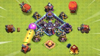 Every Siege vs TH2 but TH15 Defense! - Clash of Clans