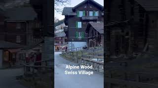 Swiss View | Alpine Wood Village in Murren Valley #shorts #switzerland #swissview