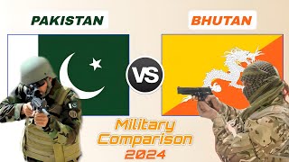 Pakistan vs Bhutan military power comparison 2024 | Bhutan vs Pakistan army power