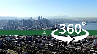 Aerial Tour of Seattle 360° View: See what a Climbing Arborist sees!