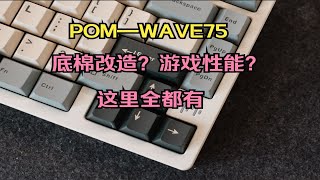 碰珠快拆？底棉更换方案？游戏实测？-wave75这个视频全都有