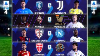 Serie A 2024/25, Sfida ai Rigori: Empoli-Juventus, Milan-Venezia, Cagliari-Napoli, Monza-Inter