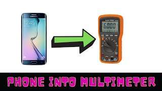 How to make multimeter from phone