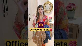 Meesho OfficeWear KurtaSets🔥#meeshooutfit #officewear #trending #ytshorts