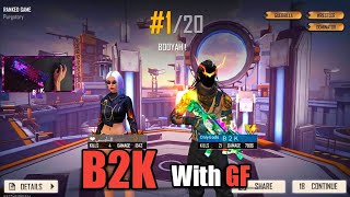 ONE MATCH B2K WITH HER GF | @Born2Kill HEADSHOT ONLY😳