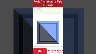 Revit Architecture Tips & Tricks | How To Create Gutter In Sloped Roof #revitarchitecture #shorts