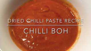 Easiest Chilli Paste | Chilli Boh recipe