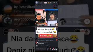 Kenan MM vs Nia Kurbanova Tiktok Canli yayin yarisma ( Deniz Niye duzludu ) gulmeli #shorts #keşfet