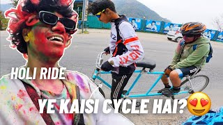 Holi ride me ye kaisi cycle chalayi 😍 | MTB Vlog