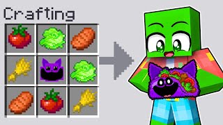 Minecraft But You Can Craft FOOD Smiling Critters!