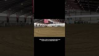 Clearly not a lot…… #sheridanlostroh #imafamousbutton #barrelracing #funny #rodeo #equine