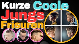 Freche Kurz Coole Jungs Frisuren für den perfekten Haarschnitt: Inspirationen