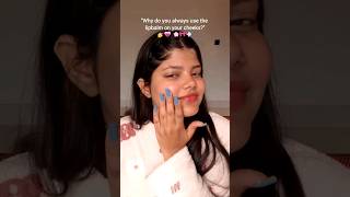 Lipbalm on cheeks #lipbalm #lipbalmreview #lipbalmindia