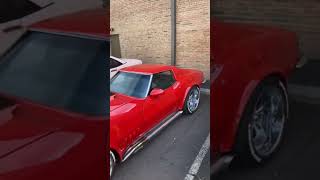 Red American Muscle Car #americanmuscle #restoration #restored #trendingshorts #customizedcars