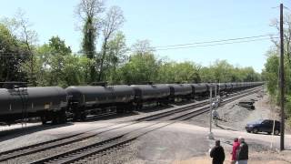 [HD] Norfolk Southern Ethanol Train at Altoona, PA