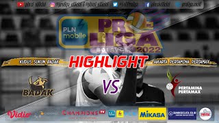 PROLIGA 2022-Highlight Match 15 (Men) Kudus Sukun Badak vs Jakarta Pertamina Pertamax