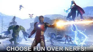 Marvel's Avengers - CHOOSE FUN OVER NERFS!