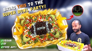 LOOKS LIKE A FOOTBALL FIELD! 🤯 | The ULTIMATE Vegan Super Bowl Dish!