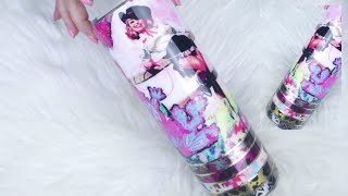 Western Cowgirl Vinyl on a RAW Stainless Steel Tumbler Tutorial