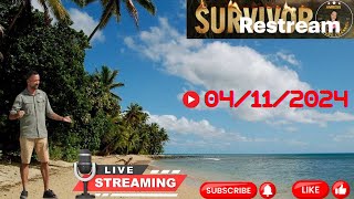 Live Survivor 04/11/2024 με ζωντανο σχολιασμο!