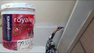 एक room में royale paint करने में क्या cost आती है | how to apply royal paint complete process |