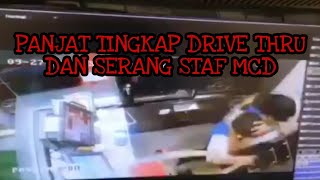 KECOH | Staff McDonald's diserang pelanggan di kaunter drive thru