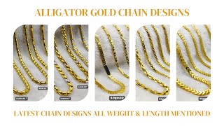 Alligator gold chain design #shagun @SHAGUNJEWELLERSMUMBAI