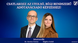 Csatlakozz az utolsó, régi rendszerű Adótanácsadó képzéshez!