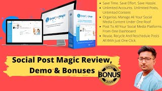 Social Post Magic Review And Demo - With Huge 🎁Bonuses🎁 | Honest Review From User