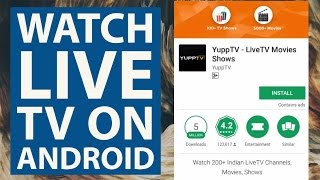 How To Watch Live TV on Android Phone For Free?