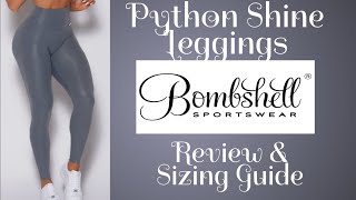 Bombshell Sportswear Shine Python Leggings- The WORST NEW RELEASE OF 2022? Size Guide & Try On Haul