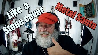 Like a Stone cover (Metal Santa)