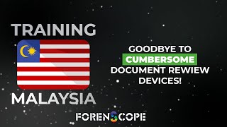 Training Malaysia! Goodbye to Cumbersome Document Review Devices!