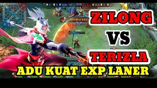 ZILONG SOLO RANK LAWAN TERIZLA di EXP LANE..#mlbb